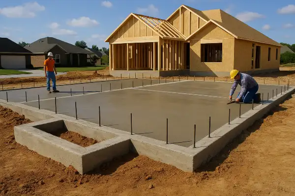 concrete foundation to build a new house from Concrete Contractor Kyle in Austin, TX - Austin TX