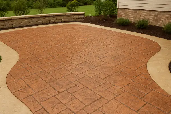 a stamped concrete patio from Concrete Contractor Kyle in Driftwood, TX - Driftwood TX a stamped concrete patio from Concrete Contractor Kyle in Driftwood, TX - Driftwood TX